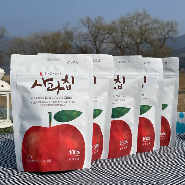 리버마켓@온라인,[청암농원] 사과칩 (5팩)